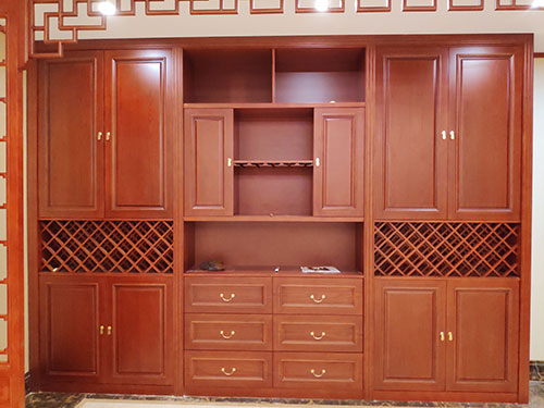 陕西中式家居装修之中式酒柜装修效果图