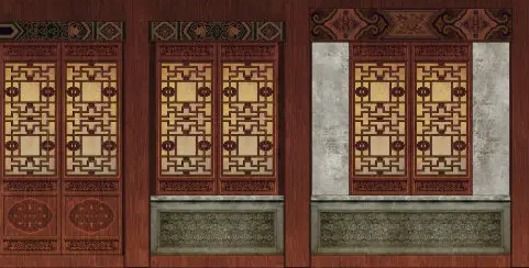 陕西隔扇槛窗的基本构造和饰件