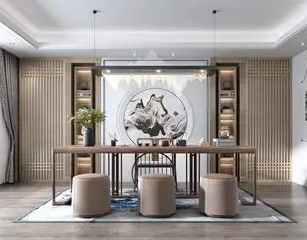 陕西新中式风格茶室如何规划设计